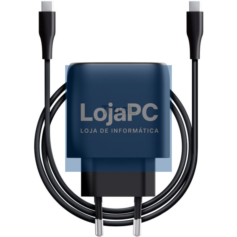 Carregador de parede GaN Trust Maxo 45W Compatível com Samsung/ 1xUSB Tipo-C/ inclui Cabo USB Tipo-C/ 45W