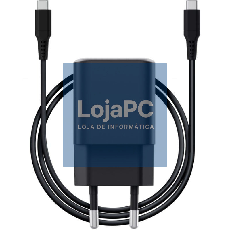 Carregador de parede GaN Trust Maxo 65W Ultrareducido/ 1xUSB Tipo-C/ inclui Cabo USB Tipo-C/ 65W