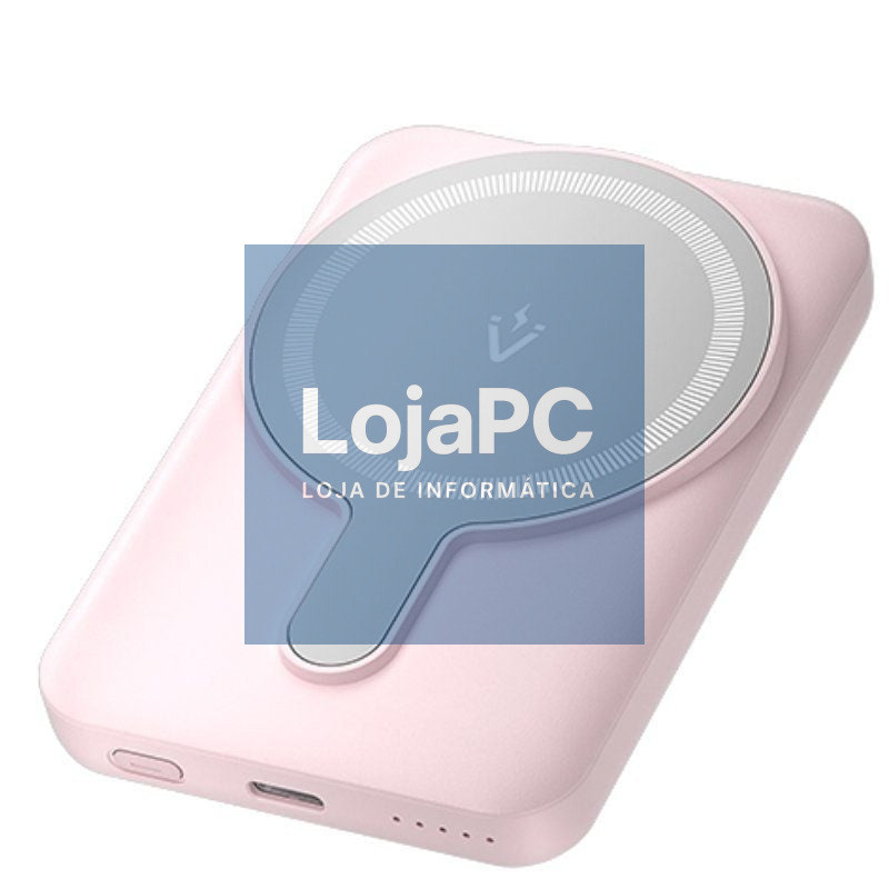 Powerbank 5000mAh Vention FHSP0/ 20W/ Wireless/ Rosa