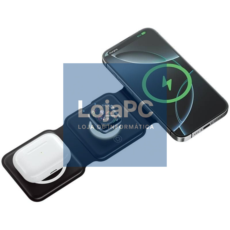 Base de carga sem fios/ MagSafe Vention FGGB0/ 15W