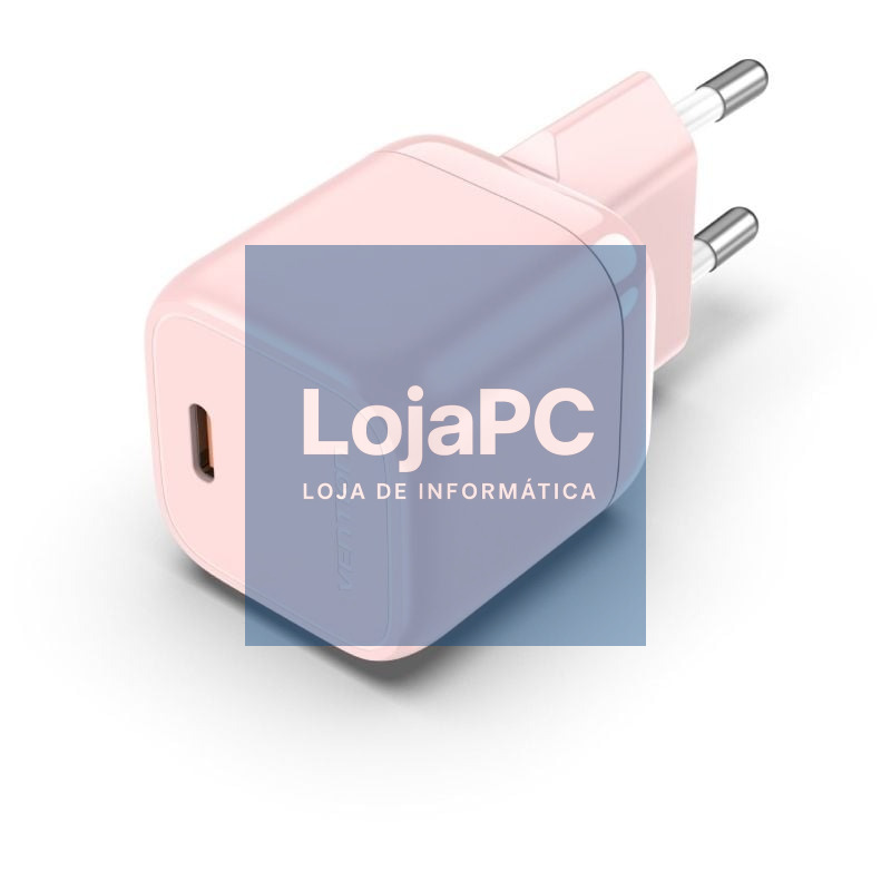 Carregador de parede Vention FAKP0-EU/ 1xUSB Tipo-C/ 30W