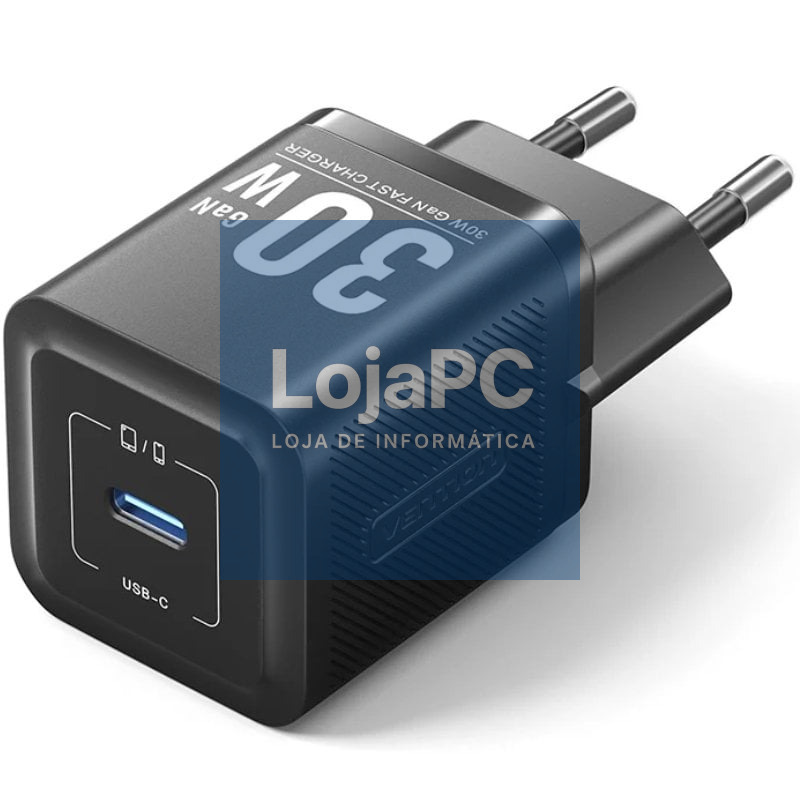 Carregador de parede GaN Vention FEZB0-EU/ 1xUSB Tipo-C/ 30W