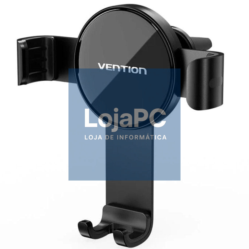 Suporte de Smartphone para Automóvel Vention KCGB0/ Preto