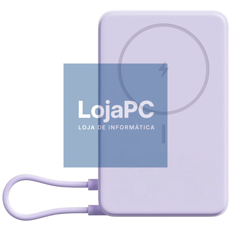 Powerbank 10000mAh Xiaomi Magnetic Power Bank 10000/ Wireless/ Púrpura