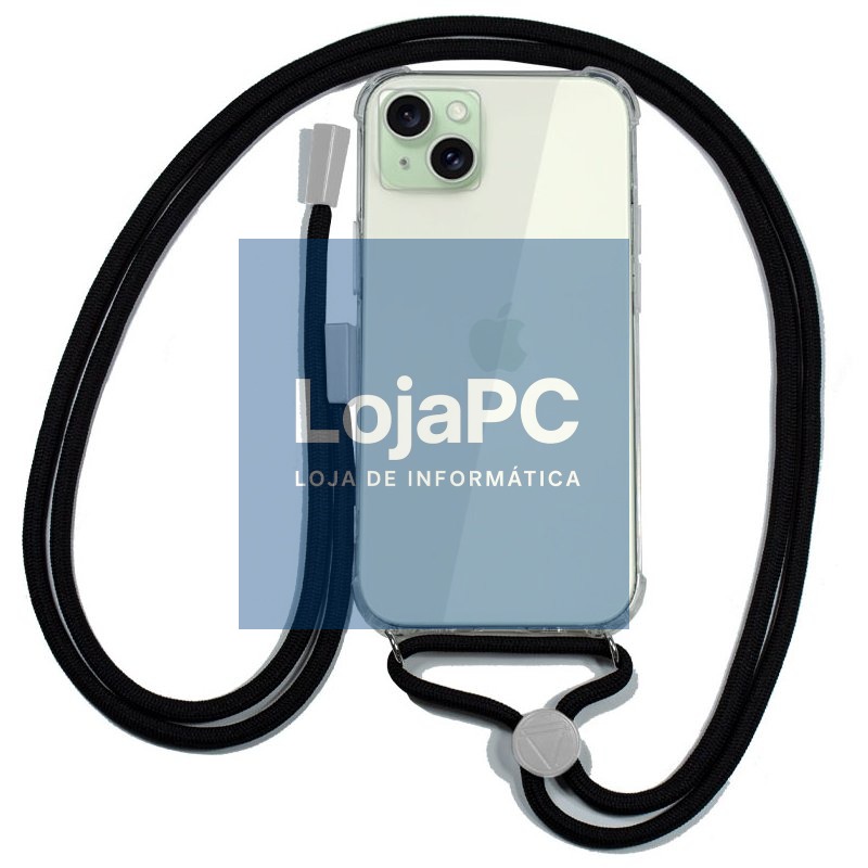 COOL Case for iPhone 15 Plus Black Cord