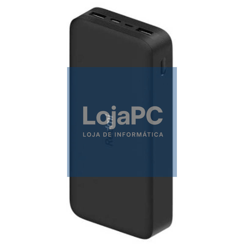 Powerbank 20000mAh Xiaomi Redmi Fast Charge/ 18W/ Preta