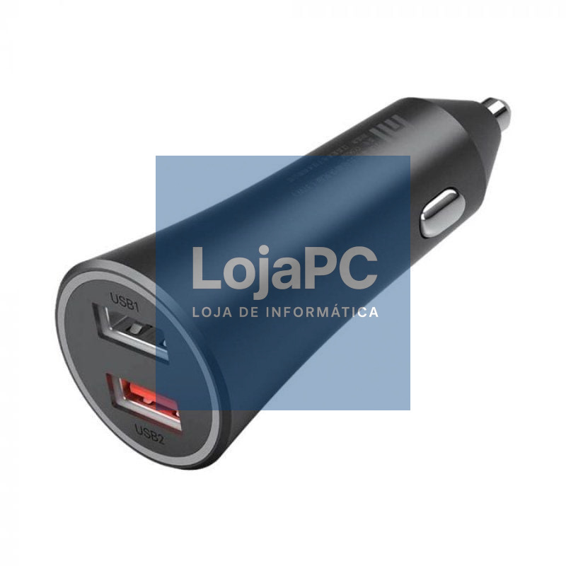 Carregador de automóvel Xiaomi Mi Car Charger/ 2xUSB/ 2A/ 3A