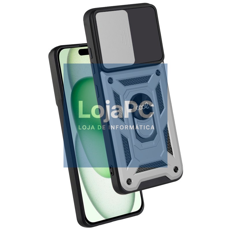 COOL Case for iPhone 15 Plus Hard Ring Silver — imagem 2