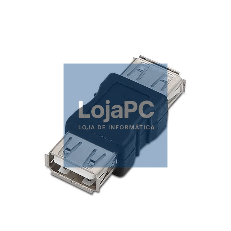 Adaptador USB 2.0 Aisens A103-0037/ USB Fêmea - USB Fêmea