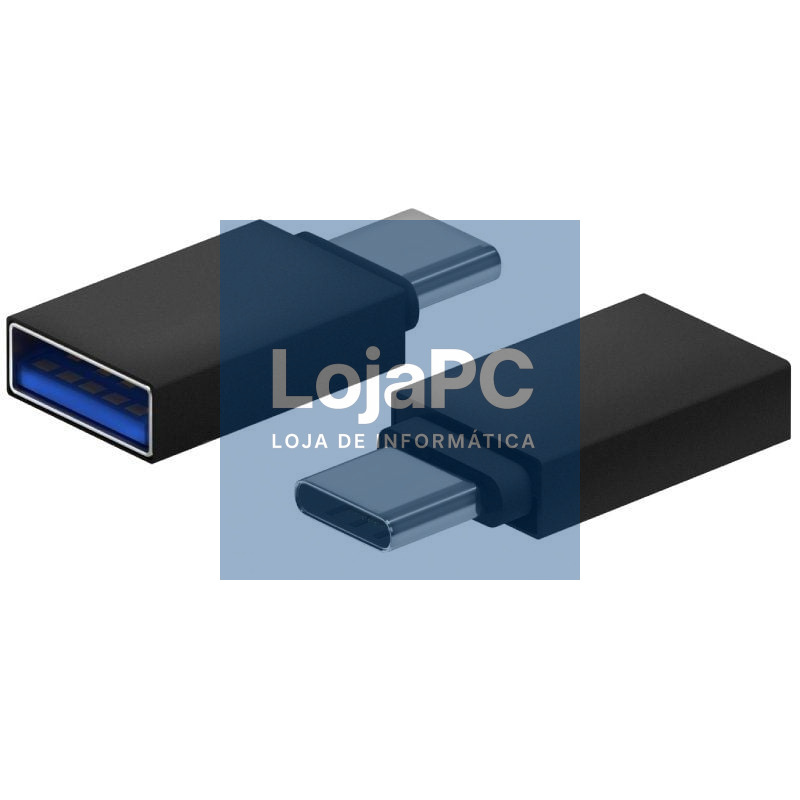 Adaptador USB 3.2 Aisens A108-0717/ USB Fêmea - USB Tipo-C Macho/ Preto