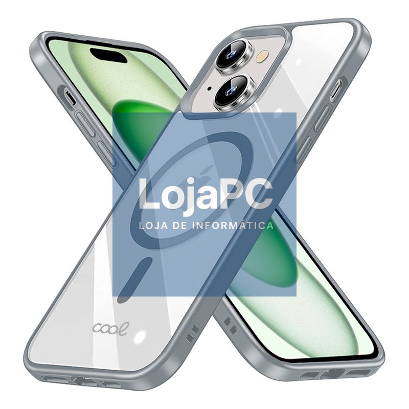 COOL Case for iPhone 15 Plus Magnetic Silver Edge — imagem 3