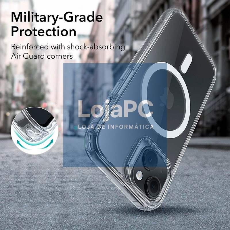 COOL Case for iPhone 15 Plus Magnetic Transparent — imagem 4