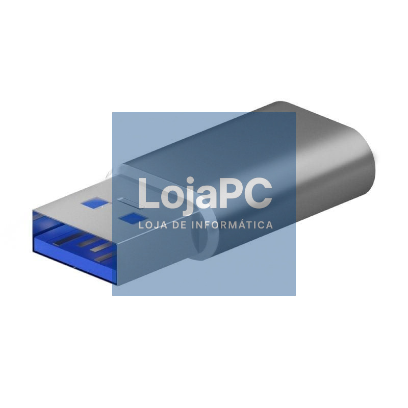 Adaptador USB 3.2 GEN2 Aisens A108-0677/ USB Tipo-C Fêmea - USB Macho