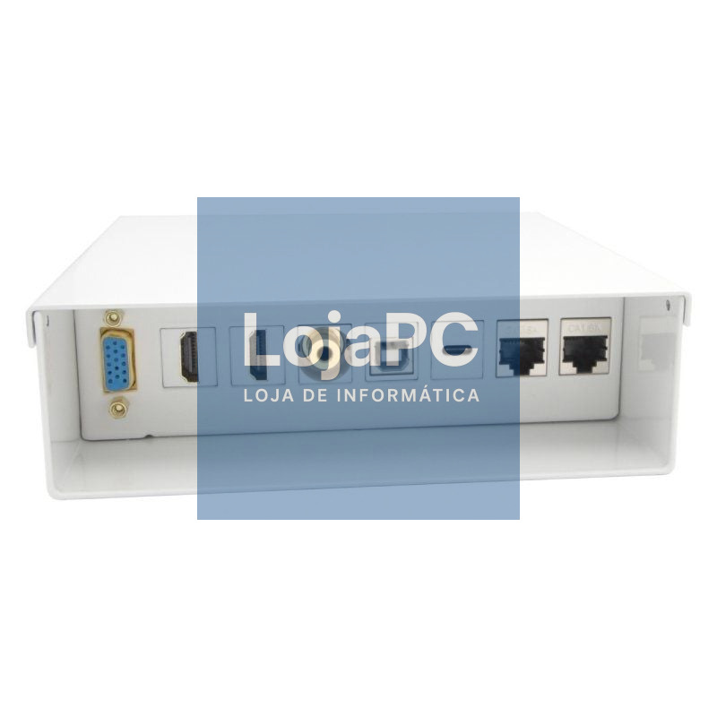 Caixa de Conexiones Aisens A127-0720/ VGA - 2x HDMI - Jack 3.5 - USB Tipo-C - USB - 2x RJ45