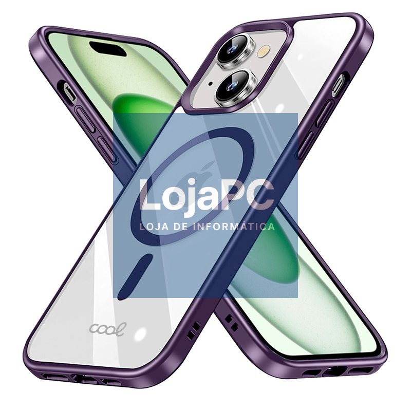 COOL Case for iPhone 15 Plus Magnetic Violet Edge — imagem 2