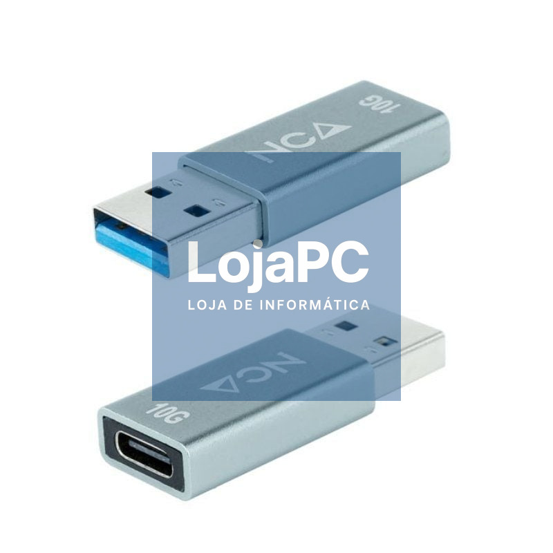 Adaptador USB 3.1 Nanocable 10.02.0013/ USB Macho - USB Tipo-C Fêmea