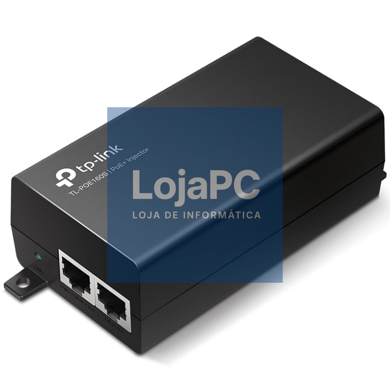 Inyector PoE+ TP-Link POE160S/ 802.3af/at/ 2 Portas RJ45