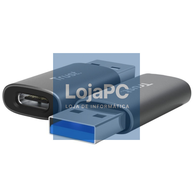 Adaptador USB 3.2 GEN2 Trust Calyx / USB Tipo-C Fêmea - USB Macho