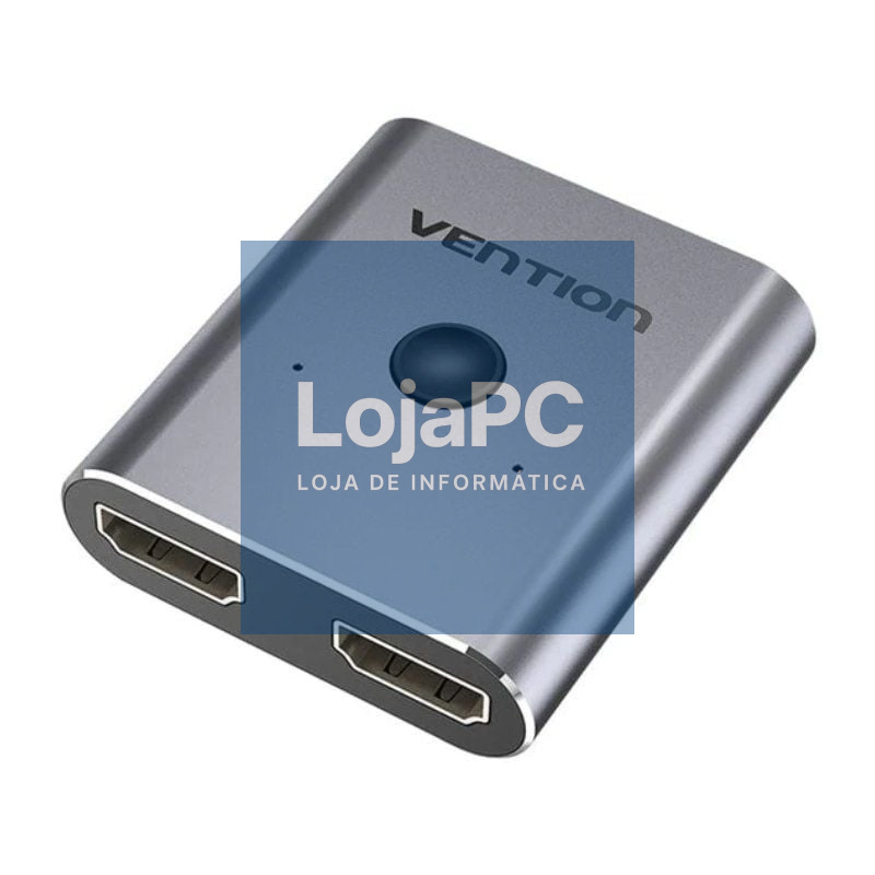 Switch Comutador 4K HDMI 2.0 Bidireccional Vention AFUH0 HDMI Fêmea / 2x HDMI Fêmea