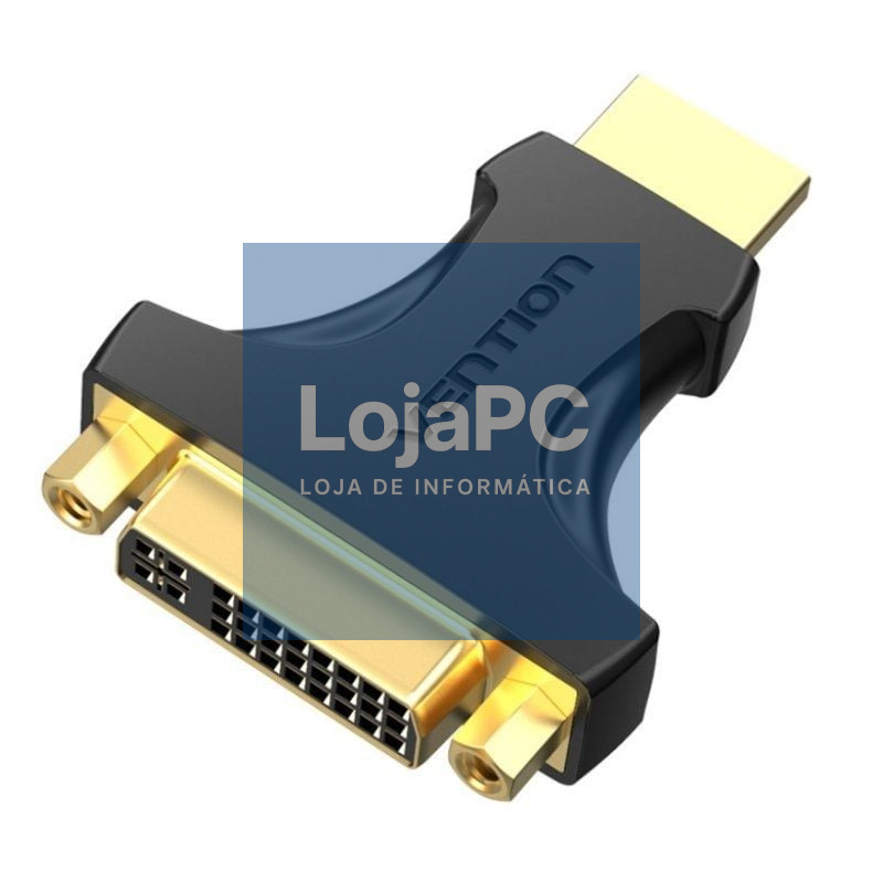 Adaptador HDMI Vention AIKB0/ HDMI Macho - DVI (24+5) Fêmea