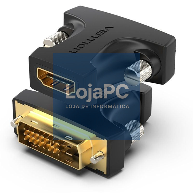Adaptador HDMI Vention AILB0/ HDMI Fêmea - DVI (24+1) Macho