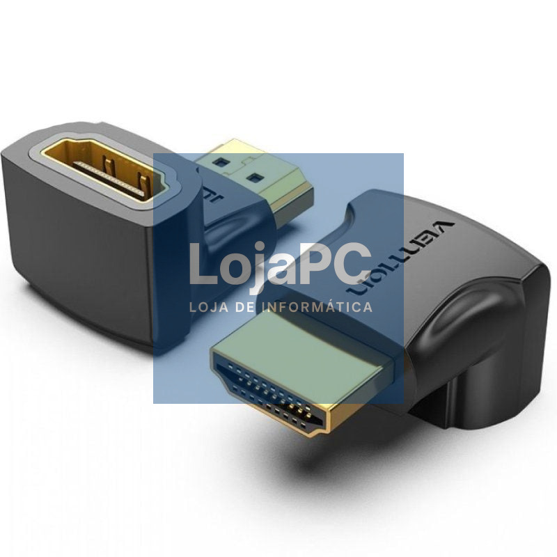 Adaptador HDMI 4K 90º Vention AIOB0/ HDMI Macho - HDMI Fêmea