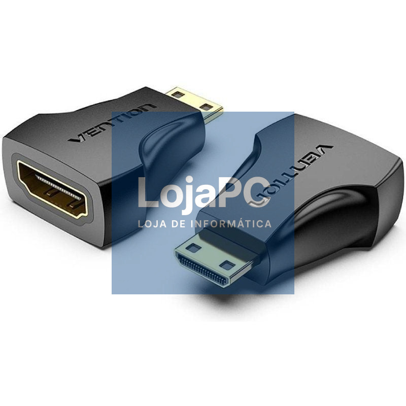Adaptador HDMI AISB0/ Mini HDMI Macho - HDMI Fêmea
