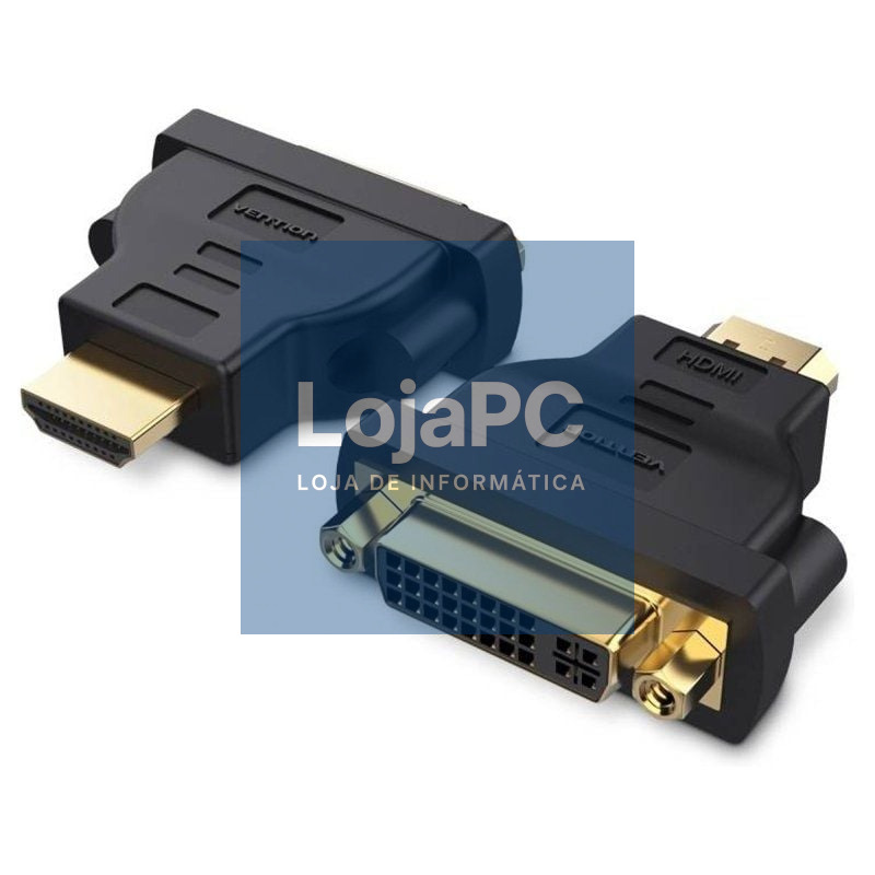 Adaptador HDMI Vention ECCB0/ HDMI Macho - DVI (24+5) Fêmea