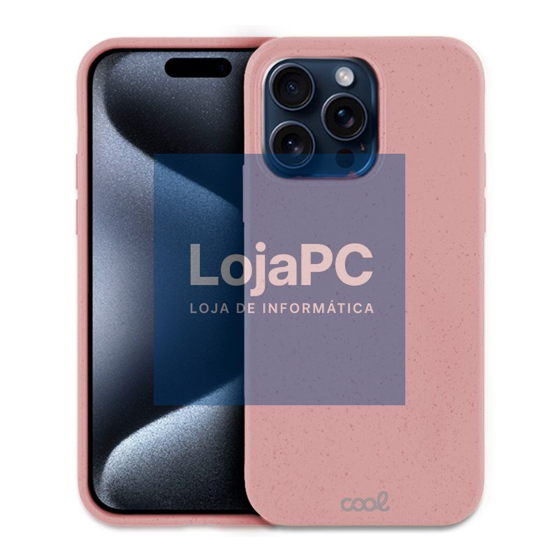 COOL Case for iPhone 15 Pro Eco Biodegradable Pink — imagem 3