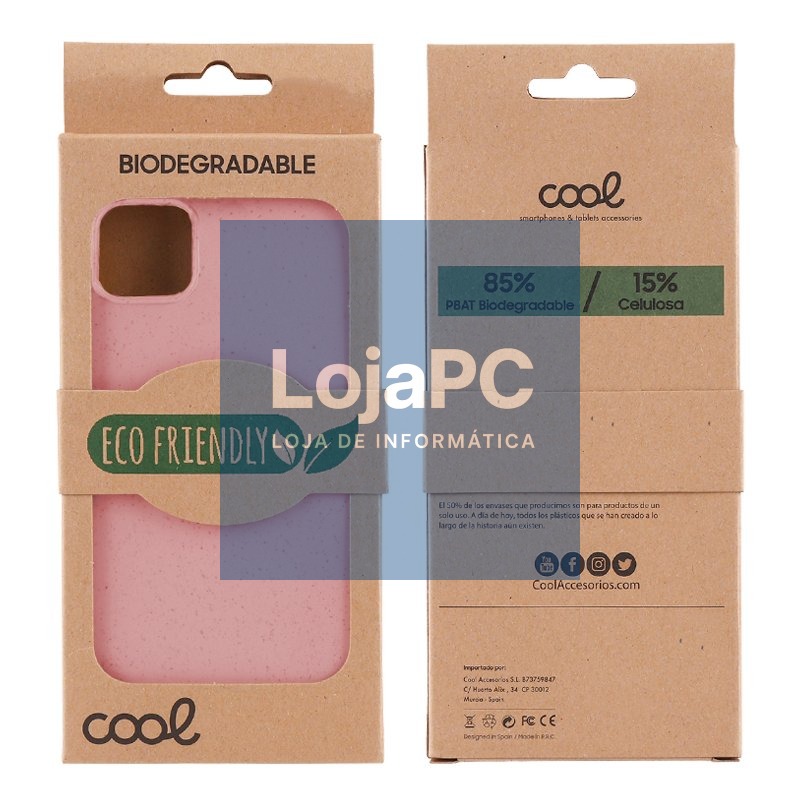 COOL Case for iPhone 15 Pro Eco Biodegradable Pink — imagem 2