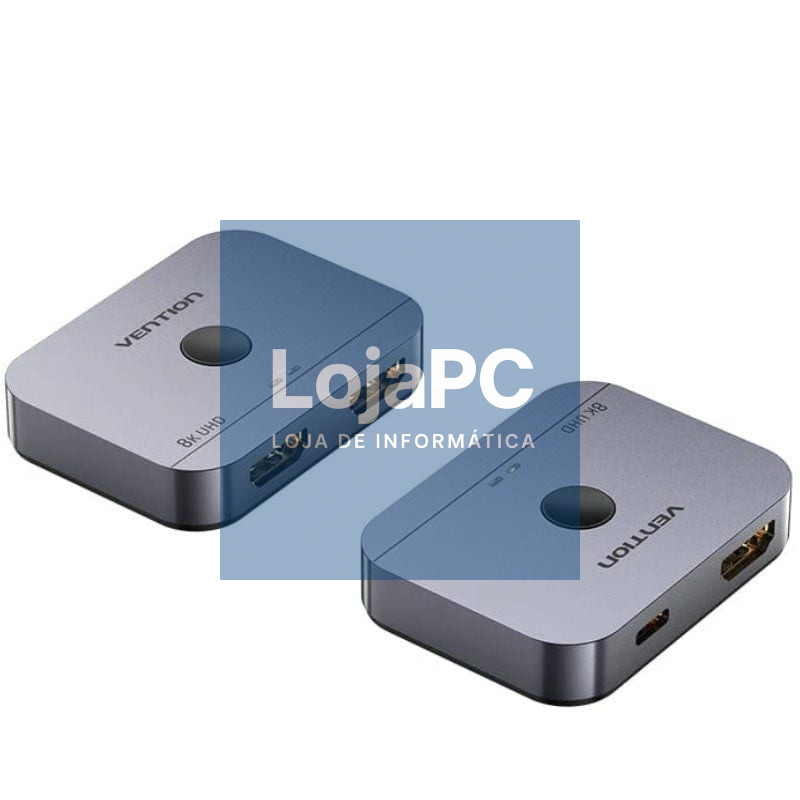 Switch Comutador 8K HDMI 2.1 Bidireccional Vention AKPH0 HDMI Fêmea/USB-C Fêmea - 2x HDMI Fêmea