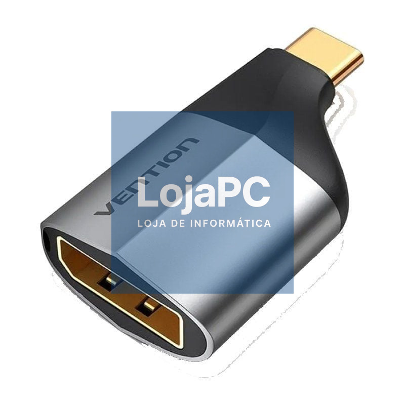 Adaptador Vention TCCH0/ USB-TipoC Macho - DisplayPort Fêmea