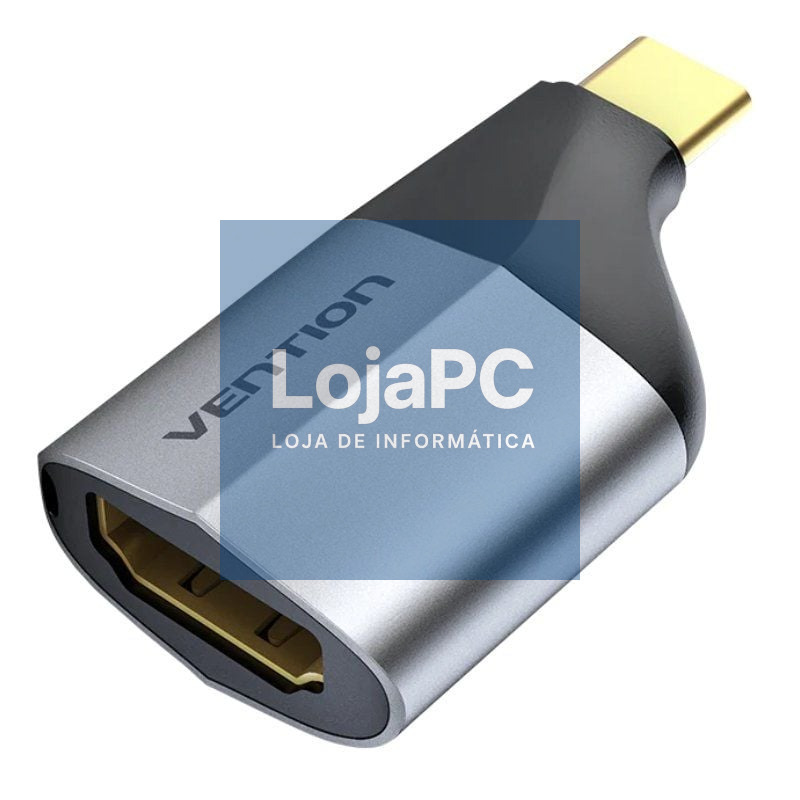 Adaptador USB Tipo-C Vention TCDH0/ USB Tipo-C Macho - HDMI Fêmea