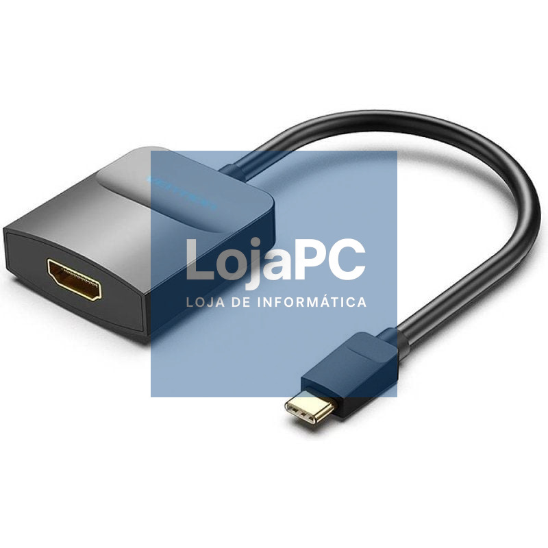 Adaptador Vention TDCBB/ USB Tipo-C Macho - HDMI Fêmea