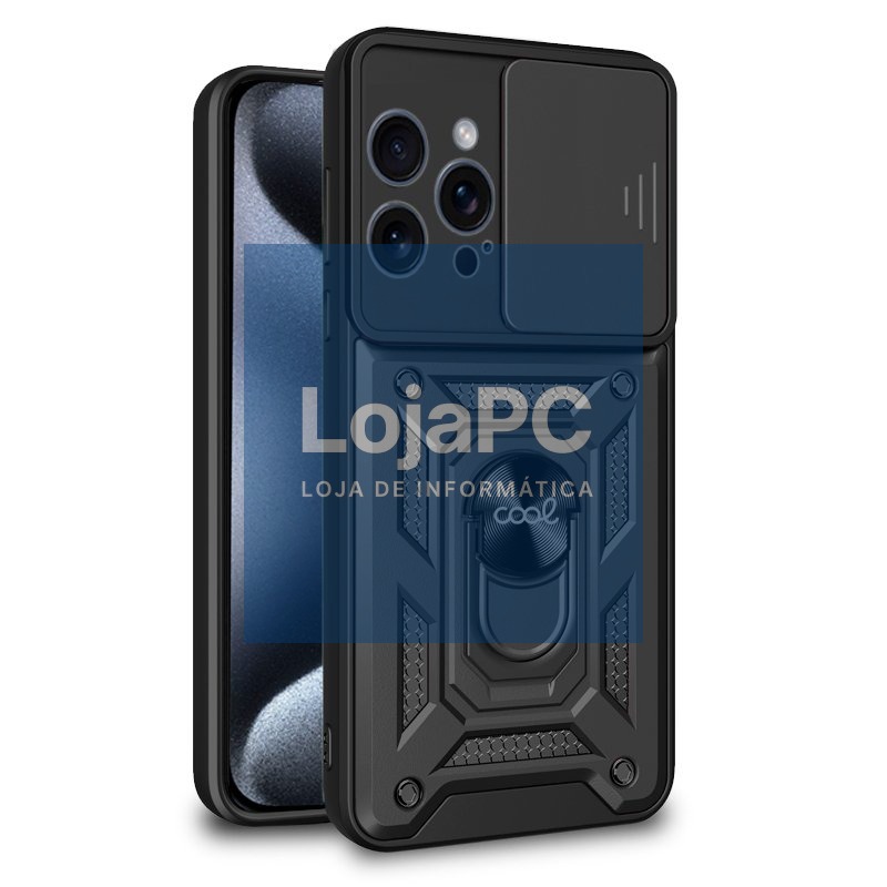 COOL Case for iPhone 15 Pro Hard Ring Black