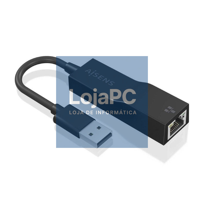 Adaptador USB 3.0 - RJ45 Aisens A106-0766/ 1000Mbps
