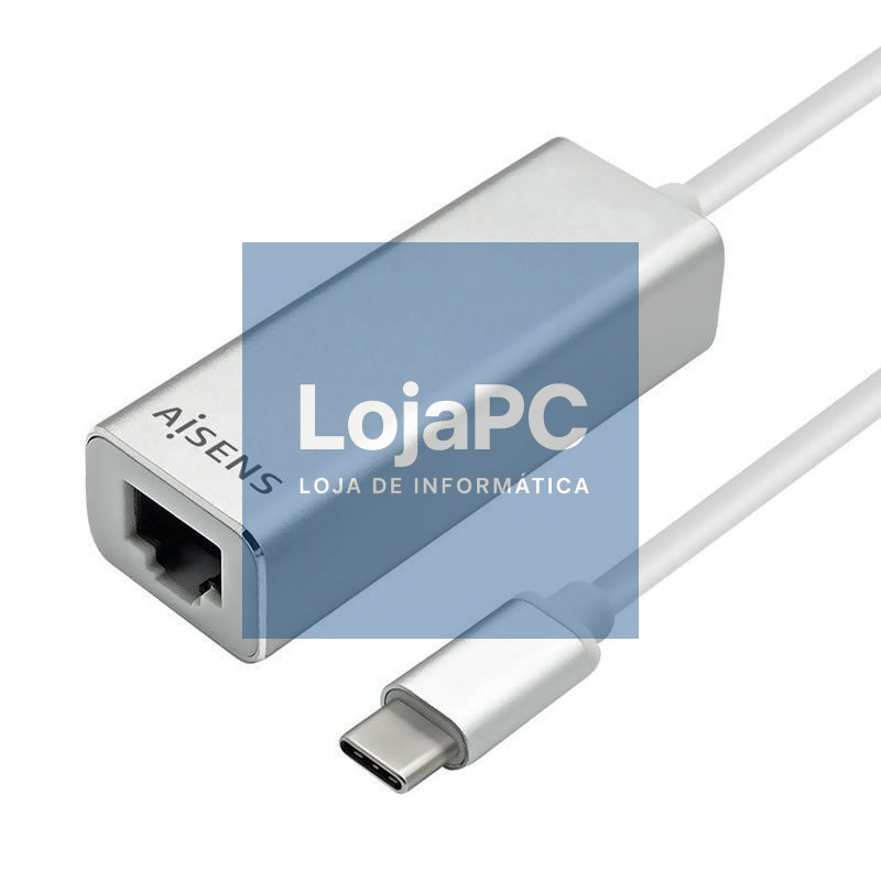 Adaptador USB Tipo-C - RJ45 Aisens A109-0341/ 1000Mbps