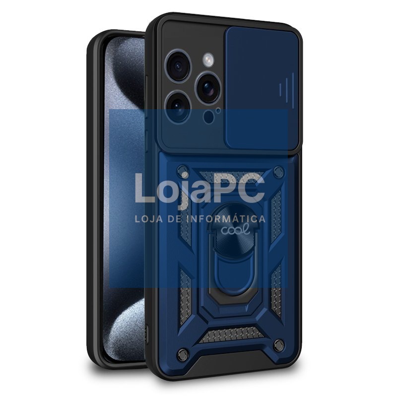 COOL Case for iPhone 15 Pro Hard Ring Navy