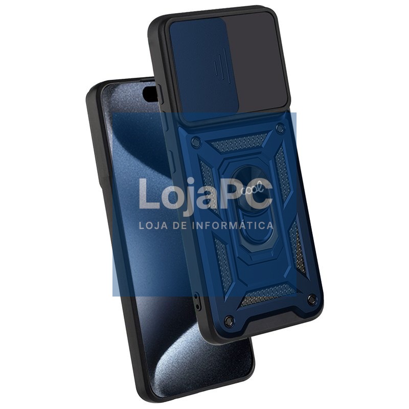COOL Case for iPhone 15 Pro Hard Ring Navy — imagem 3