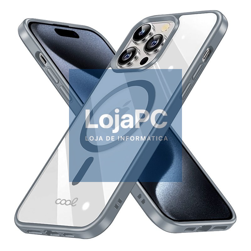 COOL Case for iPhone 15 Pro Magnetic Silver Edge — imagem 3