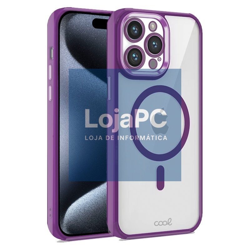 COOL Case for iPhone 15 Pro Magnetic Violet Edge