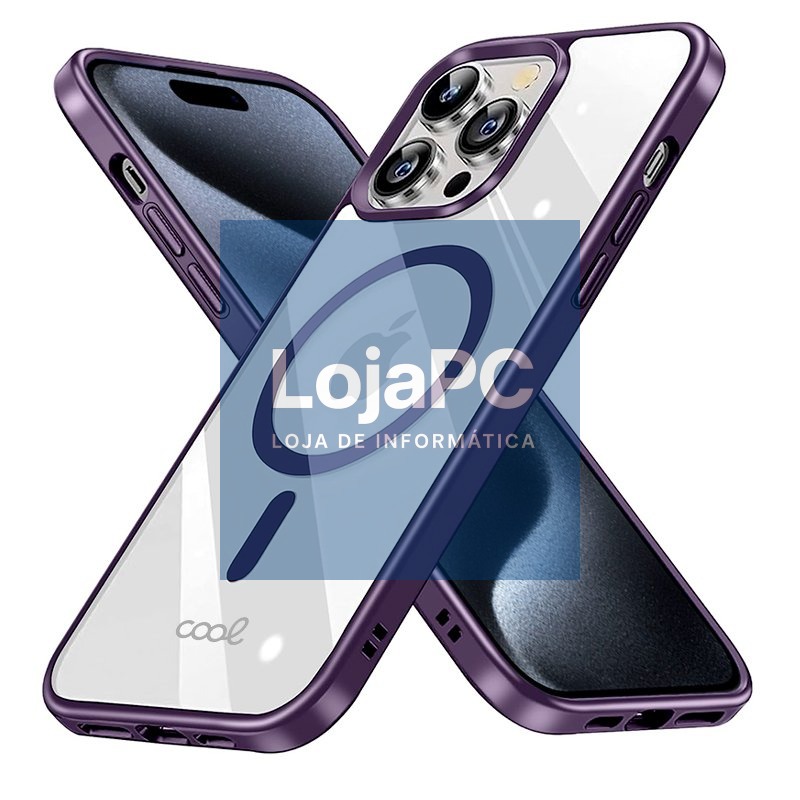 COOL Case for iPhone 15 Pro Magnetic Violet Edge — imagem 2