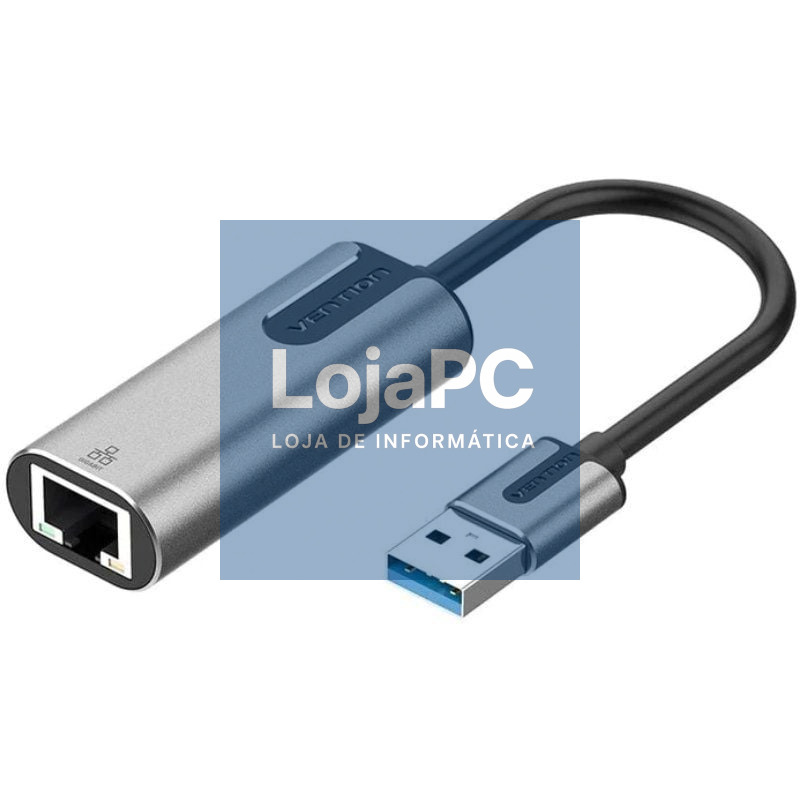 Adaptador USB 3.0 - RJ45 Vention CEWHB/ 1000Mbps