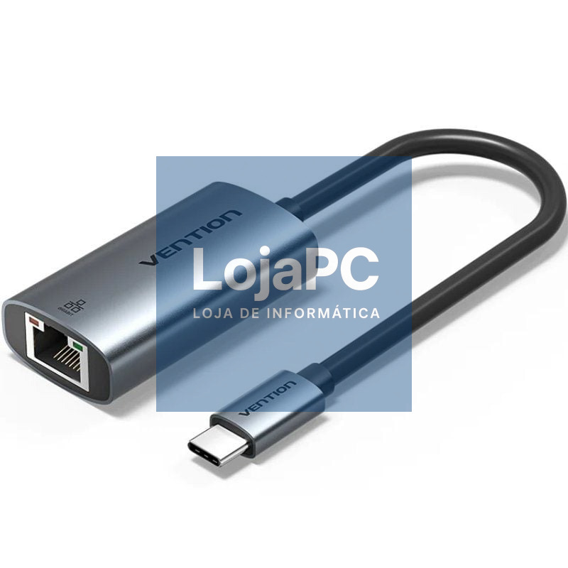 Adaptador USB Tipo-C - RJ45 Vention CFPHB/ 1000Mbps