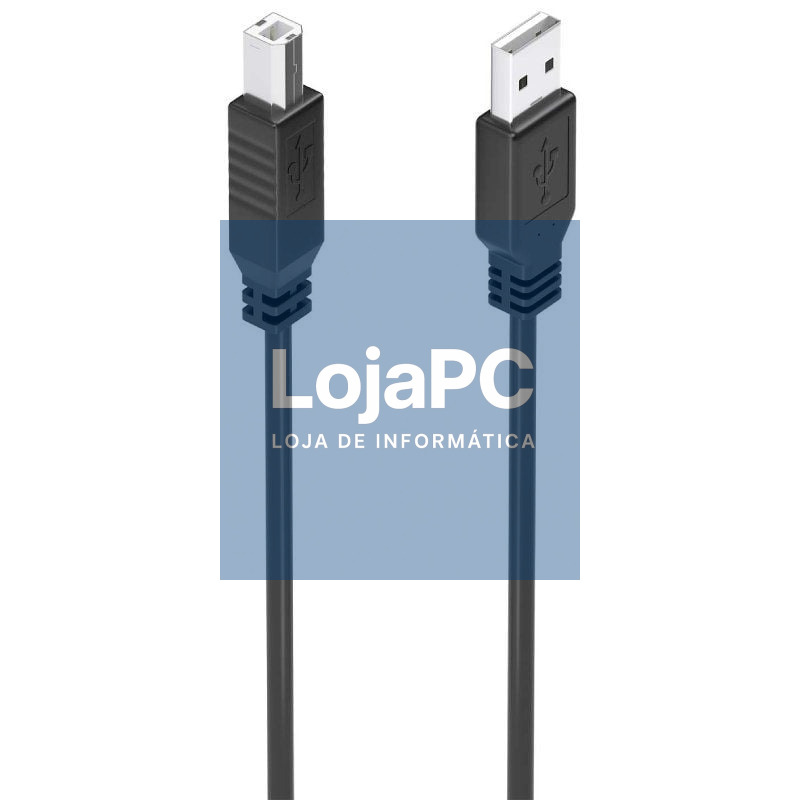 Cabo Extensão USB 2.0 com Amplificador Aisens A101-0881/ USB Macho - USB Tipo-B Macho/ 10m/ Preto