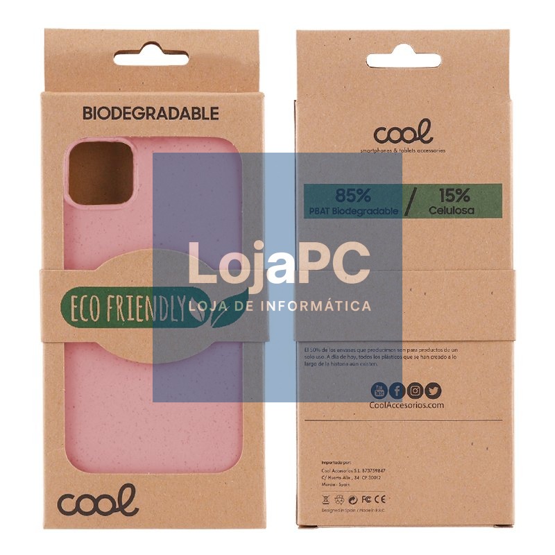 COOL Case for iPhone 15 Pro Max Eco Biodegradable Pink — imagem 2
