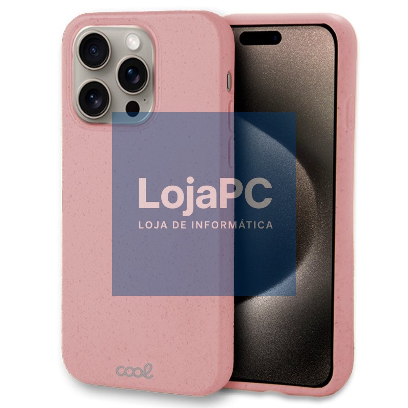 COOL Case for iPhone 15 Pro Max Eco Biodegradable Pink