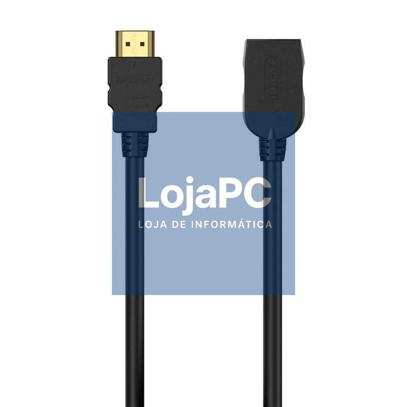Cabo Extensão HDMI Aisens A120-0547/ HDMI Macho - HDMI Fêmea/ até 10W/ 2250Mbps/ 5m/ Preto