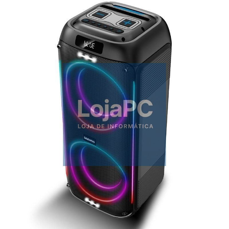 Coluna Portable com Bluetooth Daewoo Party Speaker DW3010/ 40W/ 2.1