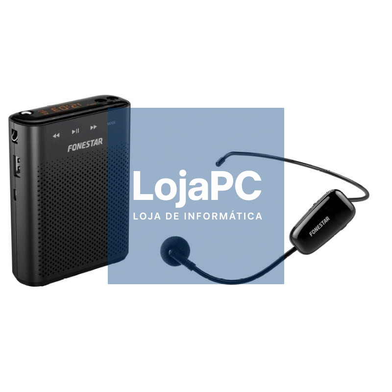 Coluna Amplificador Fonestar ALTA-VOZ-W30 MIC-UHF/ 30W/ 1.0